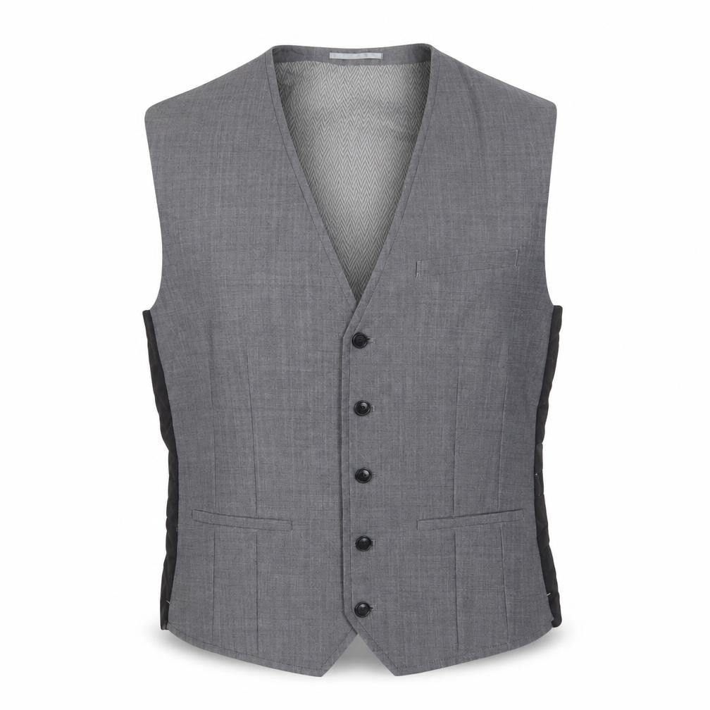 NEXT Mens Grey Wool Jacket Suit Waistcoat Size 40 Regular