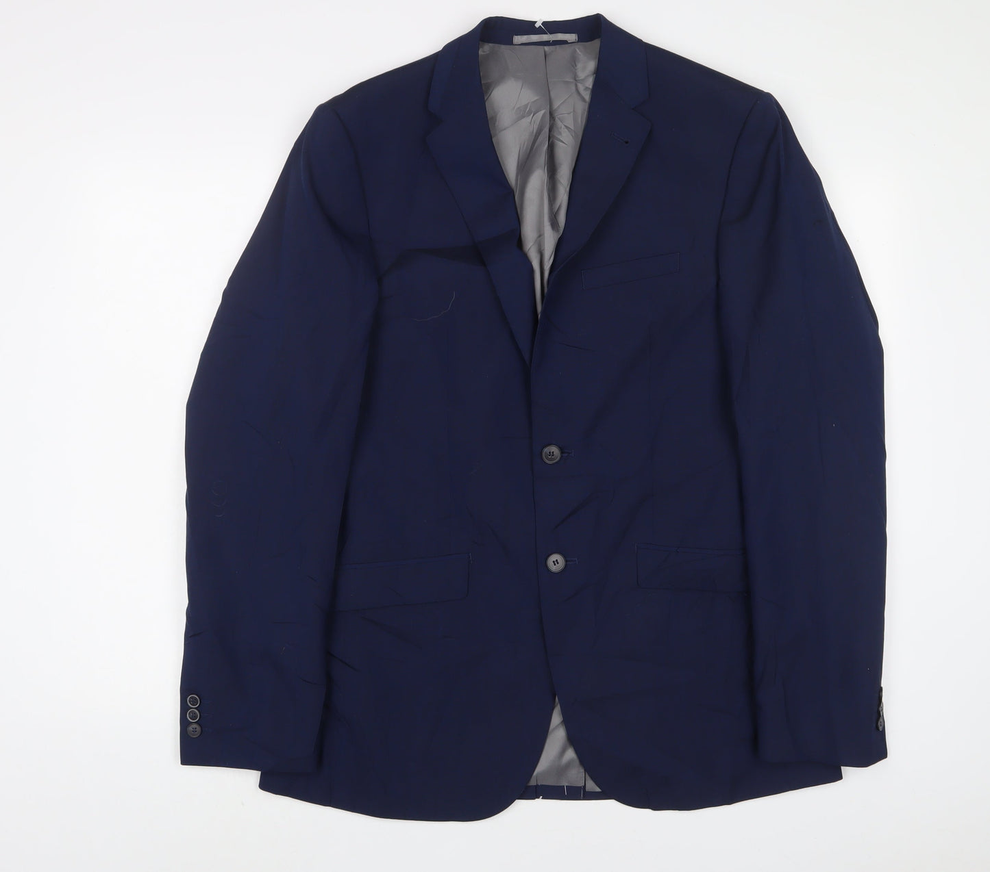 Taylor & Wright Mens Blue Polyester Jacket Suit Jacket Size 40 Regular