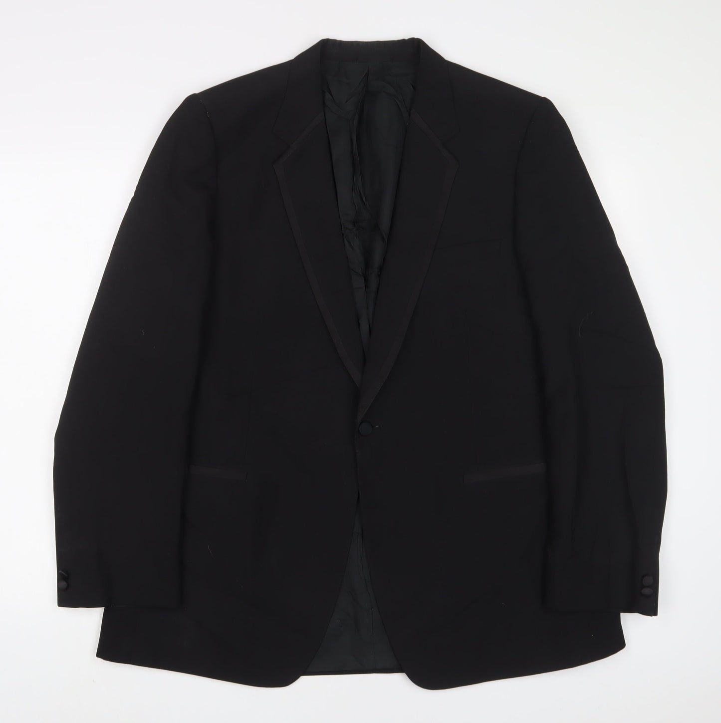 Mr Harry Mens Black Polyester Jacket Suit Jacket Size 40 Regular
