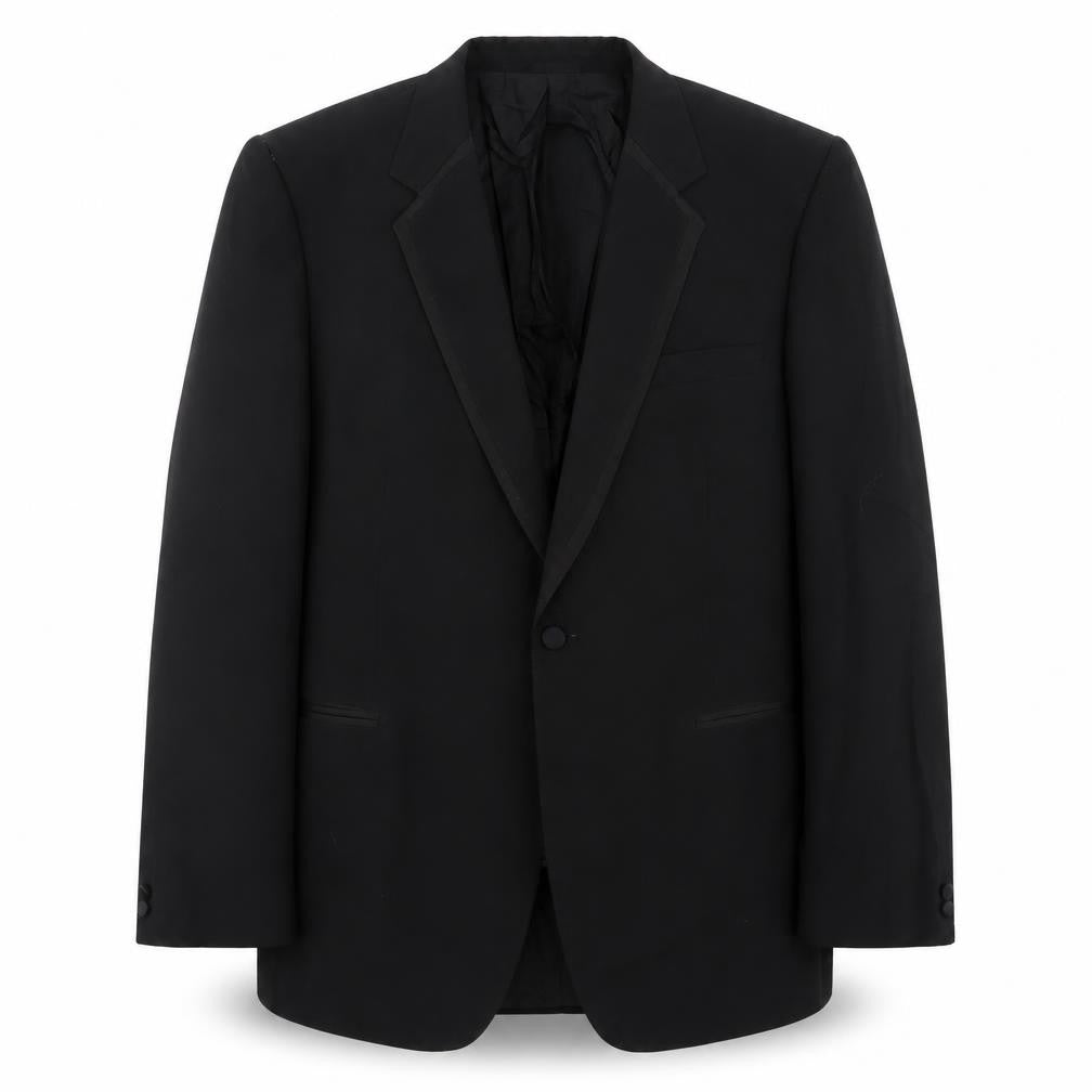 Mr Harry Mens Black Polyester Jacket Suit Jacket Size 40 Regular