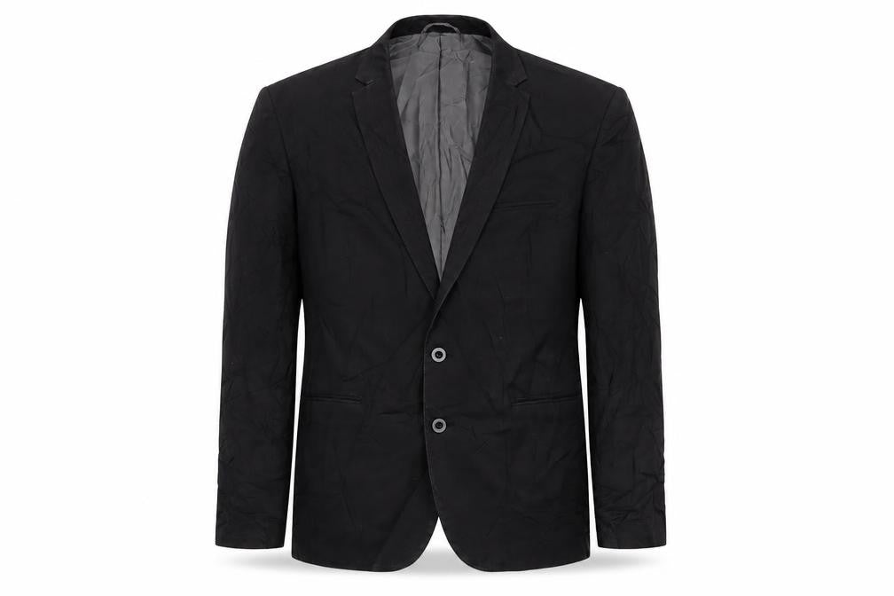Premier MAN Mens Black Cotton Jacket Suit Jacket Size 44 Regular