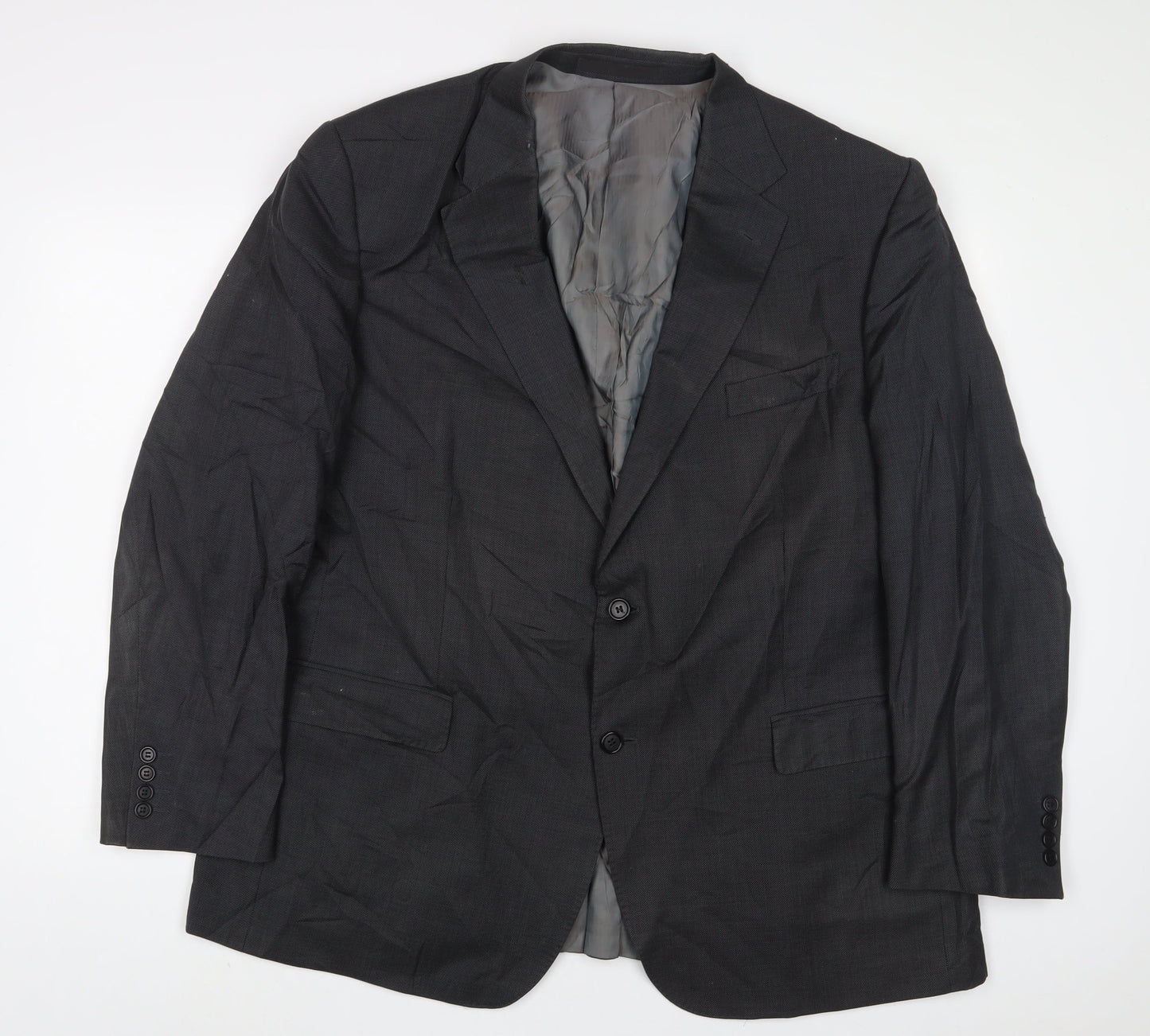 Marks and Spencer Mens Grey Wool Jacket Suit Jacket Size 48 Regular