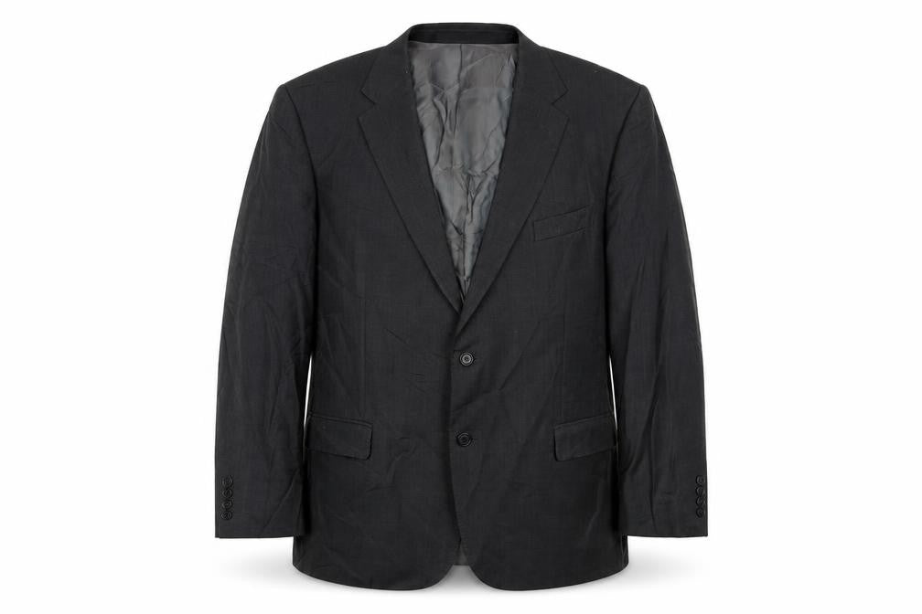 Marks & Spencer Mens Grey Wool Jacket Suit Jacket Size 48 Regular