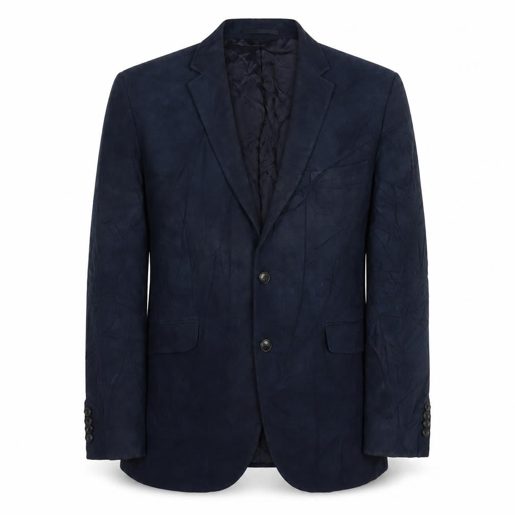 John Lewis Mens Blue Cotton Jacket Suit Jacket Size 44 Regular