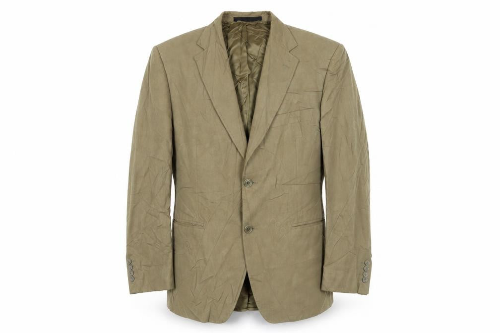 Marks & Spencer Mens Beige Cotton Jacket Suit Jacket Size 42 Regular