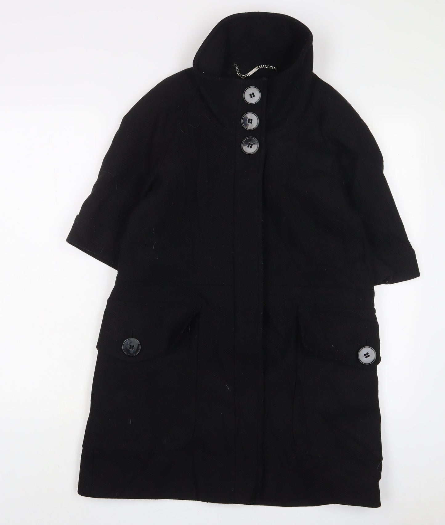 NEXT Womens Black Jacket Size 10 Button