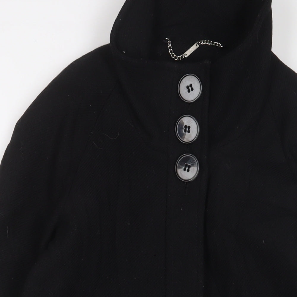 NEXT Womens Black Jacket Size 10 Button