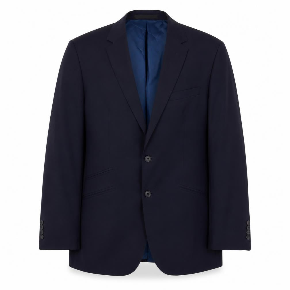 Autograph Mens Blue Wool Jacket Suit Jacket Size 40 Regular