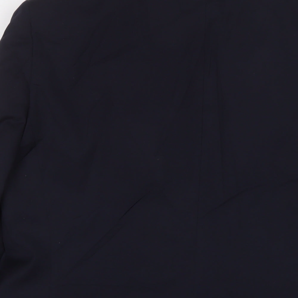 Autograph Mens Blue Wool Jacket Suit Jacket Size 40 Regular