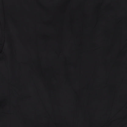 Brand and care label for Autograph men’s black polyester jacket suit jacket, size 42, regular