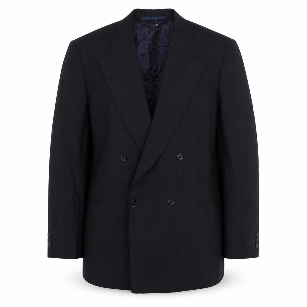 Principles Mens Blue Striped Wool Jacket Suit Jacket Size 44 Regular