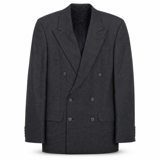 Alexander Mens Grey Wool Jacket Suit Jacket Size 36 Regular