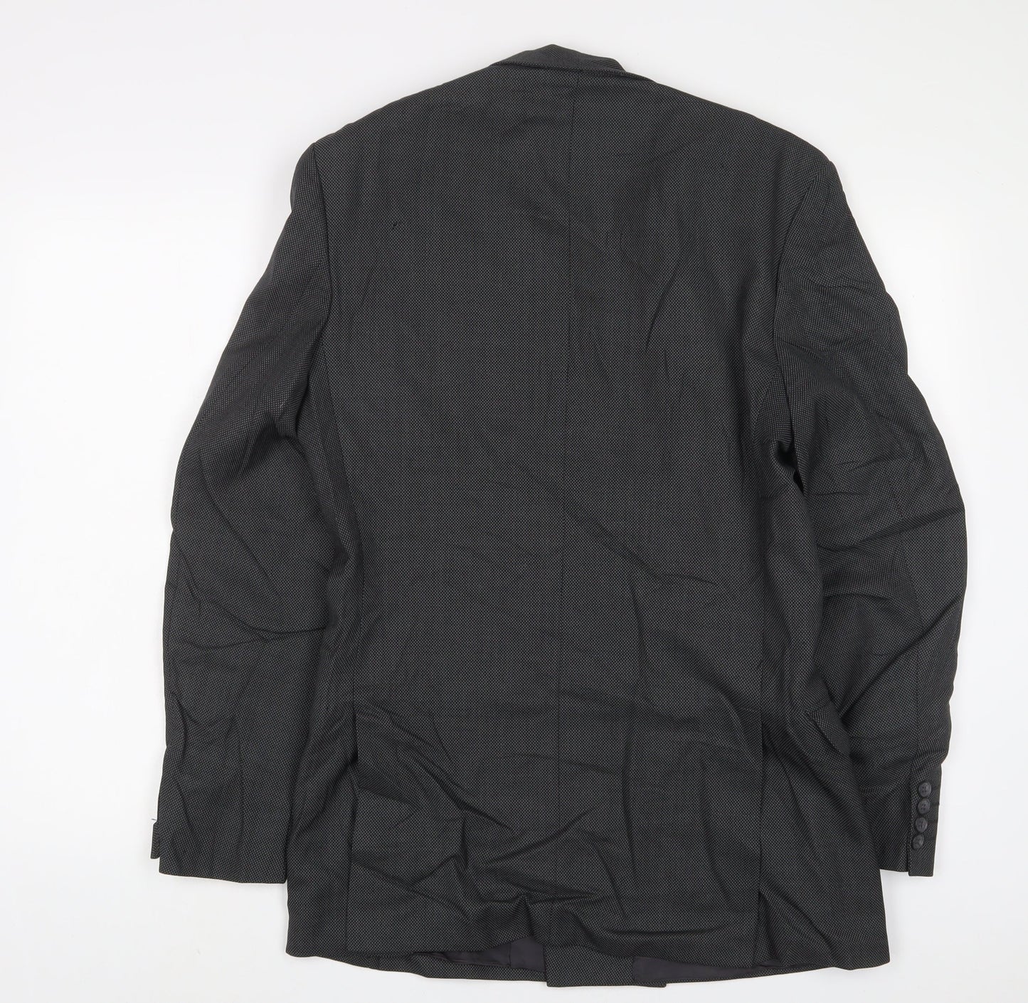Alexander Mens Grey Wool Jacket Suit Jacket Size 36 Regular