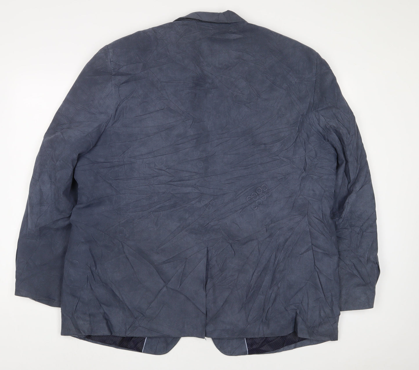 Skopes Mens Blue Polyester Jacket Suit Jacket Size 50 Regular