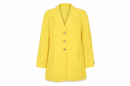 Selfridges Womens Yellow Jacket Blazer Size 16 Button