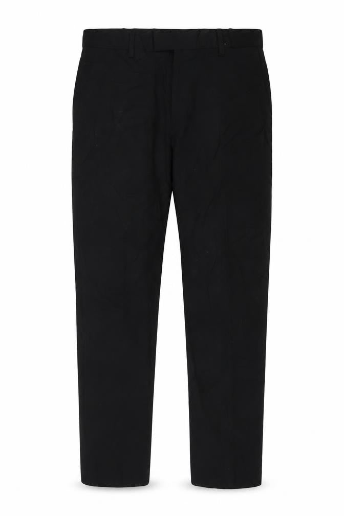 NEXT Mens Black Polyester Trousers Size 32 in L31 in Regular Hook & Eye