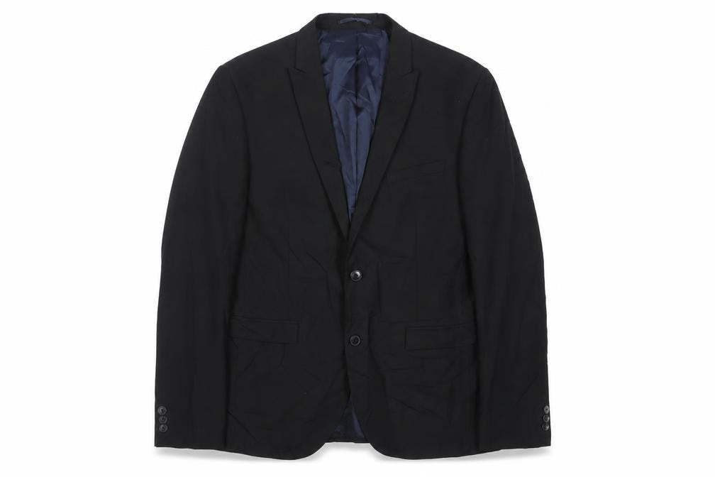 NEXT Mens Black Polyester Jacket Suit Jacket Size 38 Regular