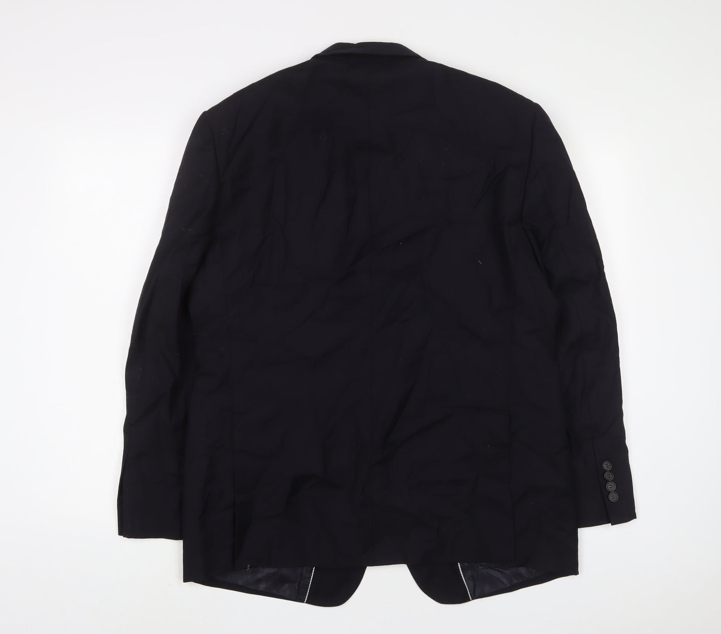 Autograph Mens Blue Wool Jacket Suit Jacket Size 42 Regular