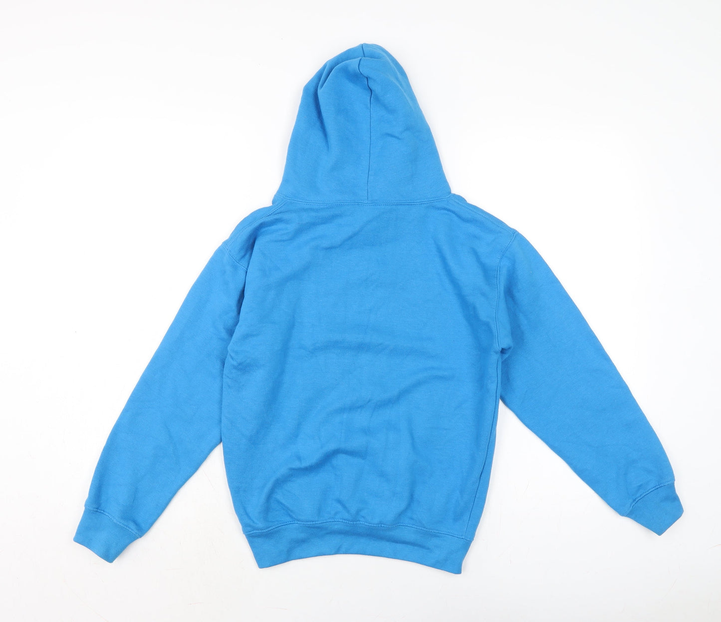 Classic Club Boys Blue Cotton Pullover Hoodie Size 7-8 Years