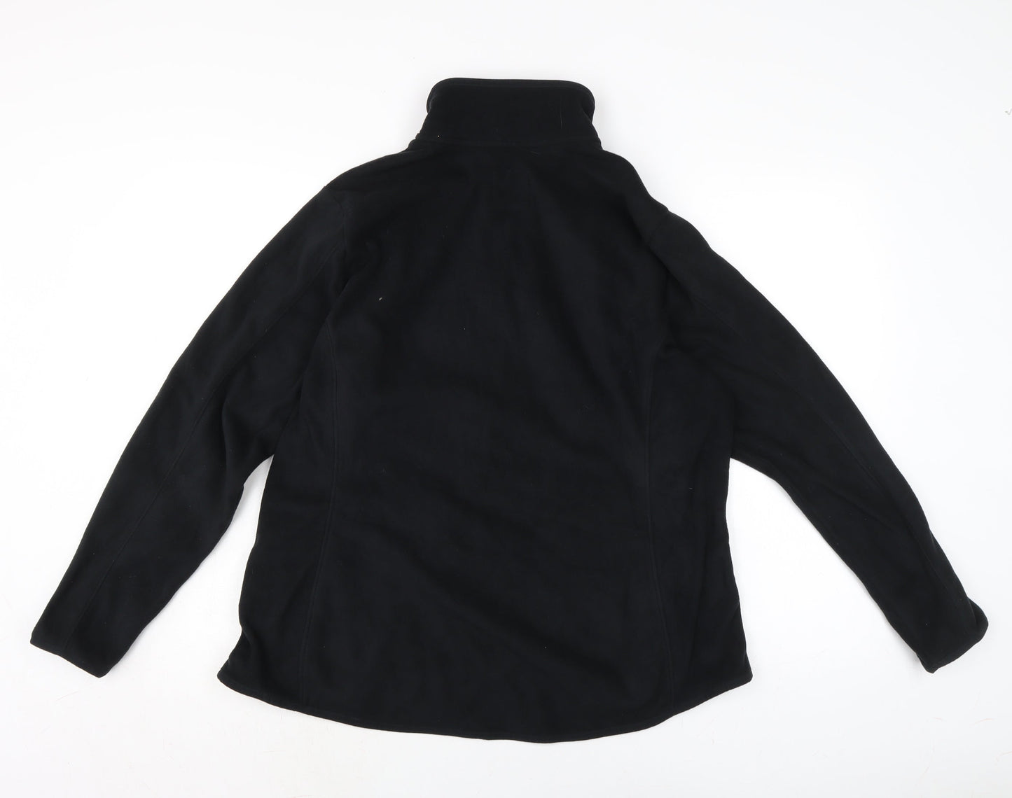 Marks and Spencer Womens Black Jacket Size 18 Zip