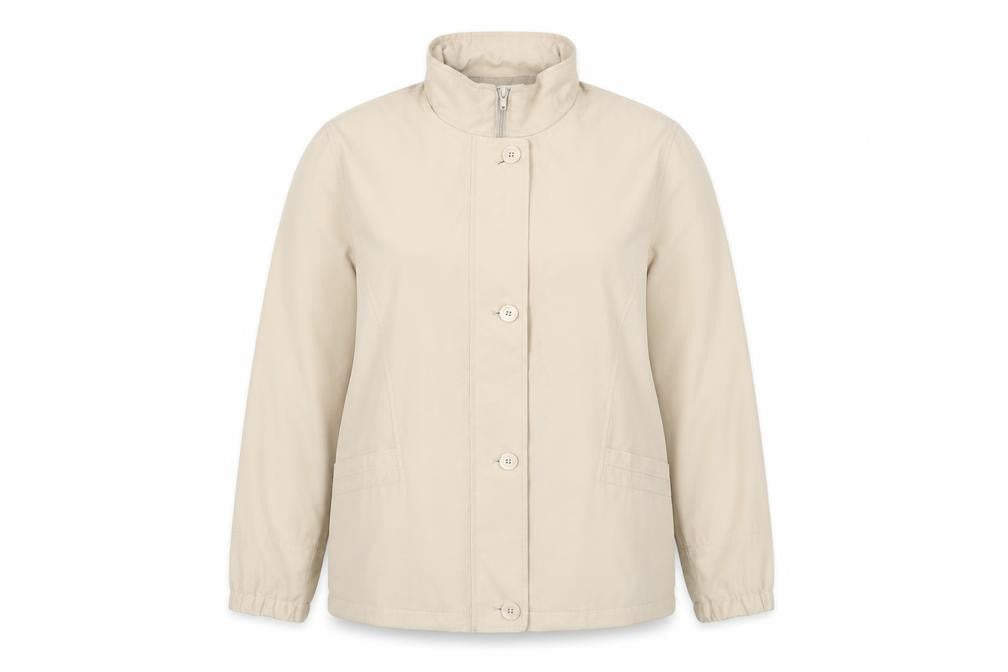 Marks & Spencer Womens Beige Jacket Size 14 Button