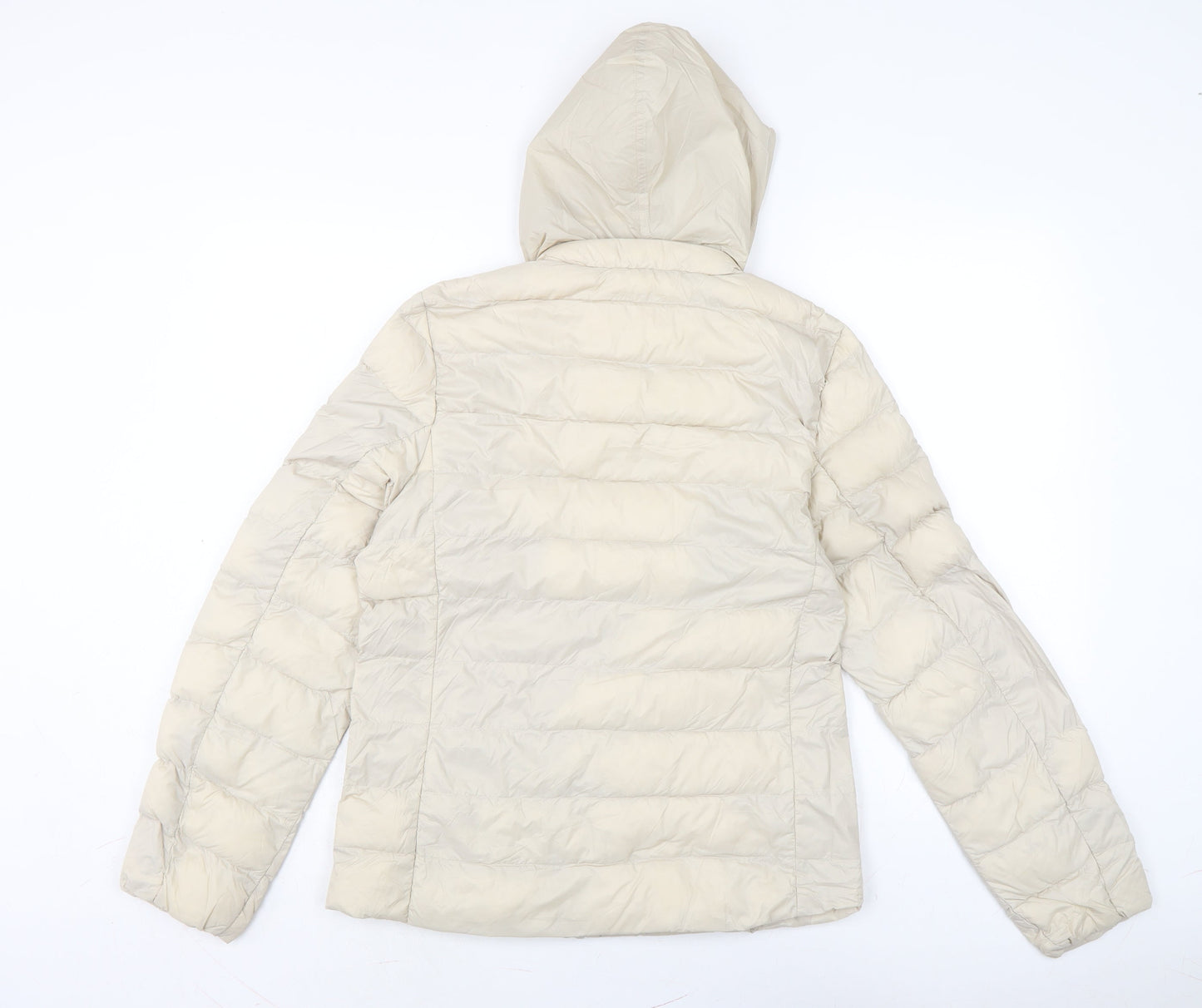 Marks and Spencer Womens Ivory Jacket Size 10 Zip