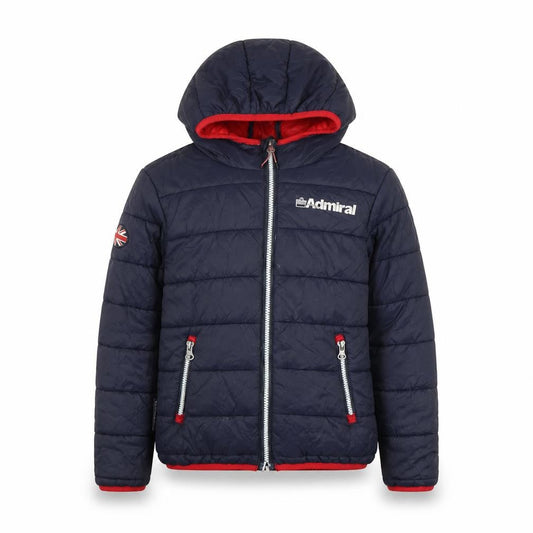 Admiral Boys Blue Puffer Jacket Jacket Size 6 Years Zip