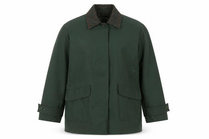 Henry white Mens Green Overcoat Coat Size L Button