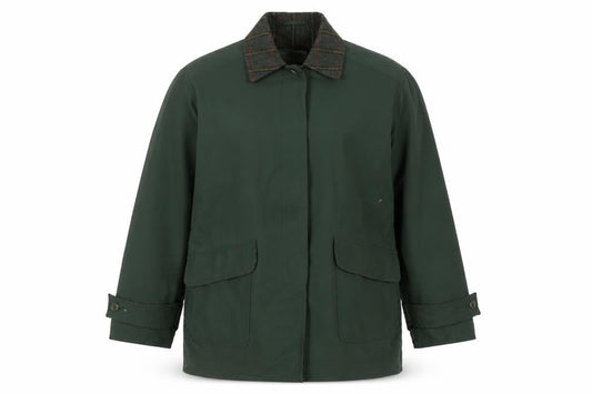 Henry white Mens Green Overcoat Coat Size L Button