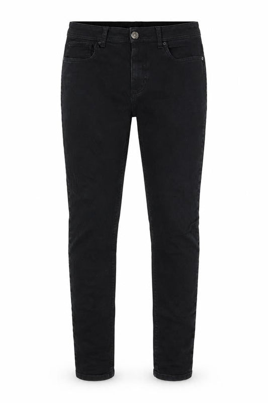 Denim & Co. Mens Black Cotton Blend Skinny Jeans Size 34 in L31 in Regular Zip