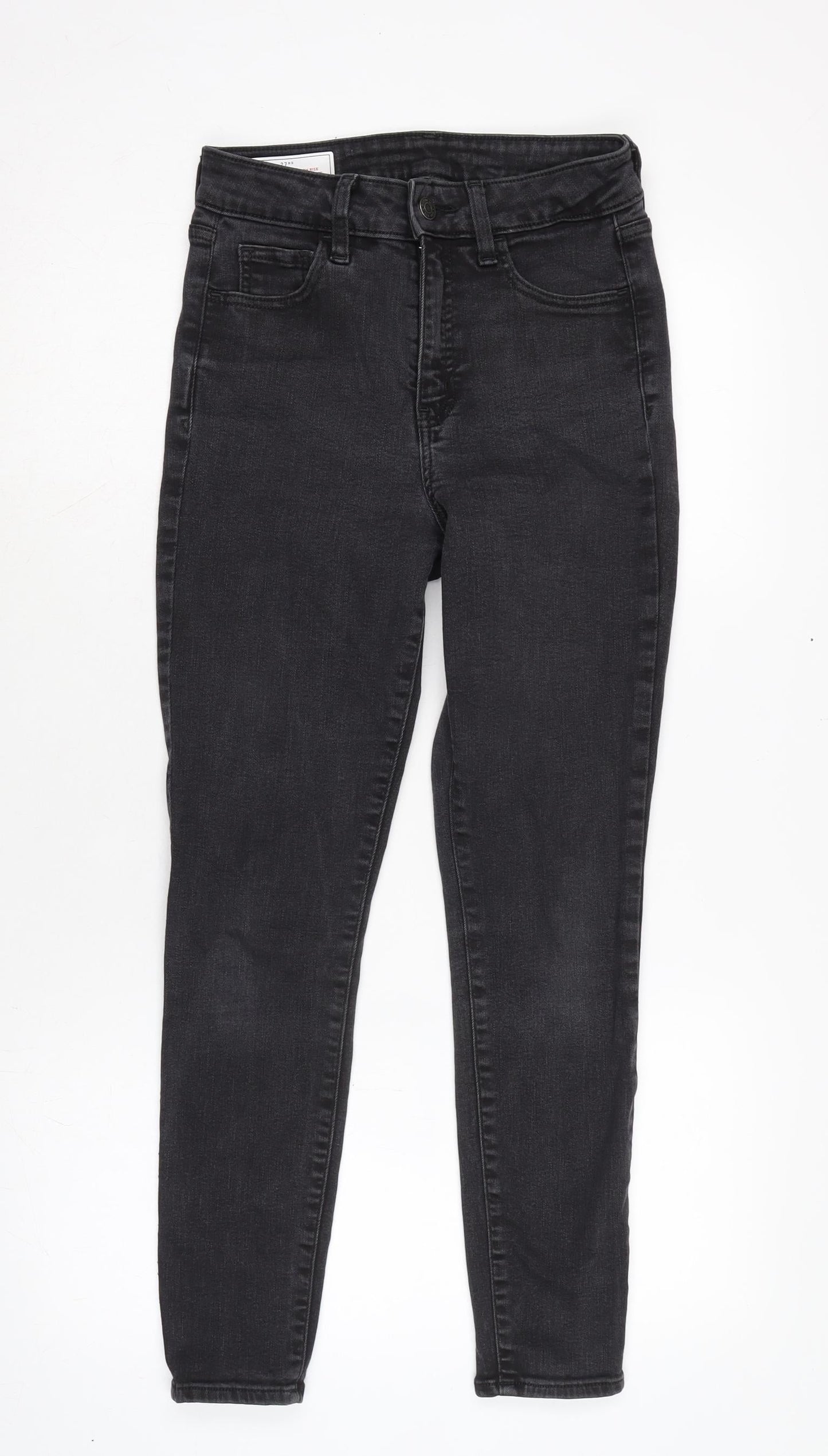 Gap Womens Grey Cotton Blend Skinny Jeans Size 27 in L26.5 in Regular Zip