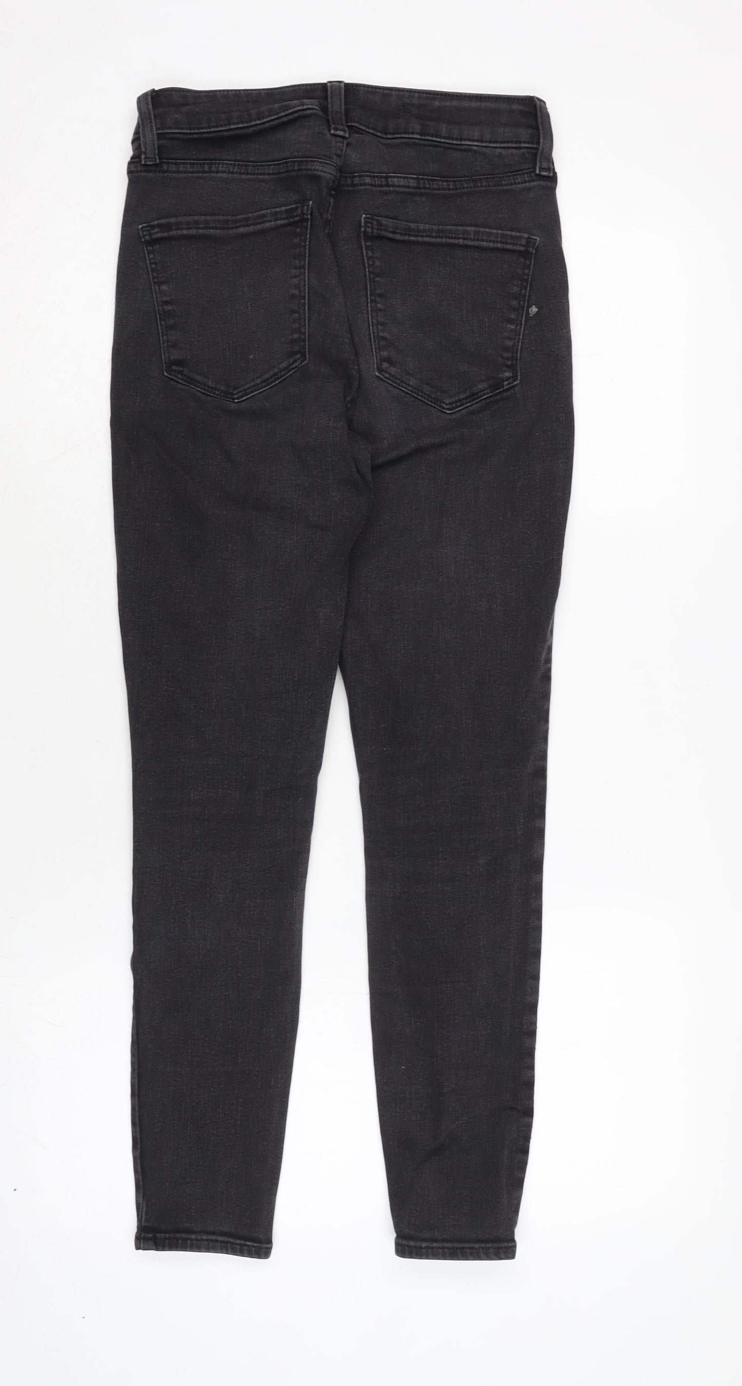 Gap Womens Grey Cotton Blend Skinny Jeans Size 27 in L26.5 in Regular Zip