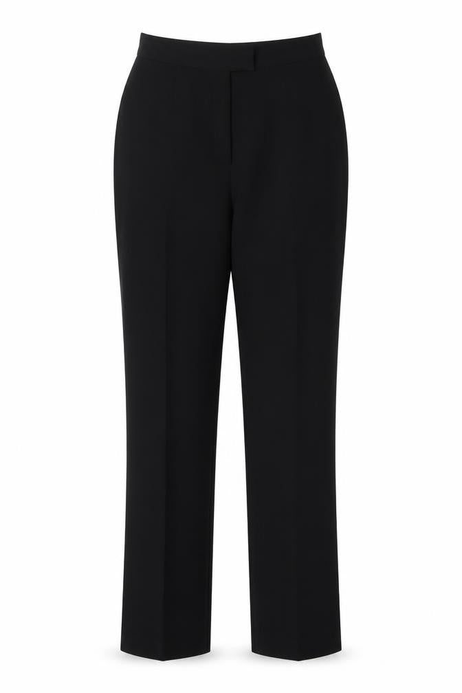 Principles Womens Black Polyester Trousers Size 14 L32 in Regular Zip