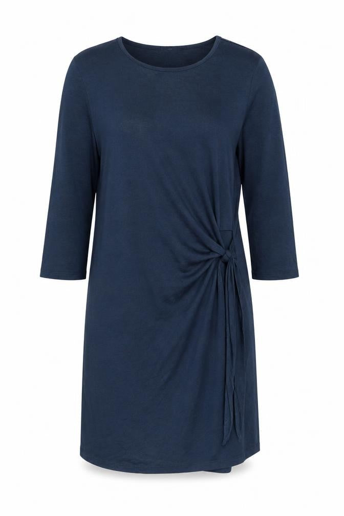 Gap Womens Blue Polyester Shift Size L Round Neck Pullover