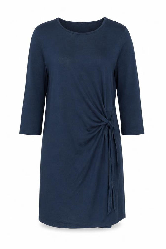 Gap Womens Blue Polyester Shift Size L Round Neck Pullover