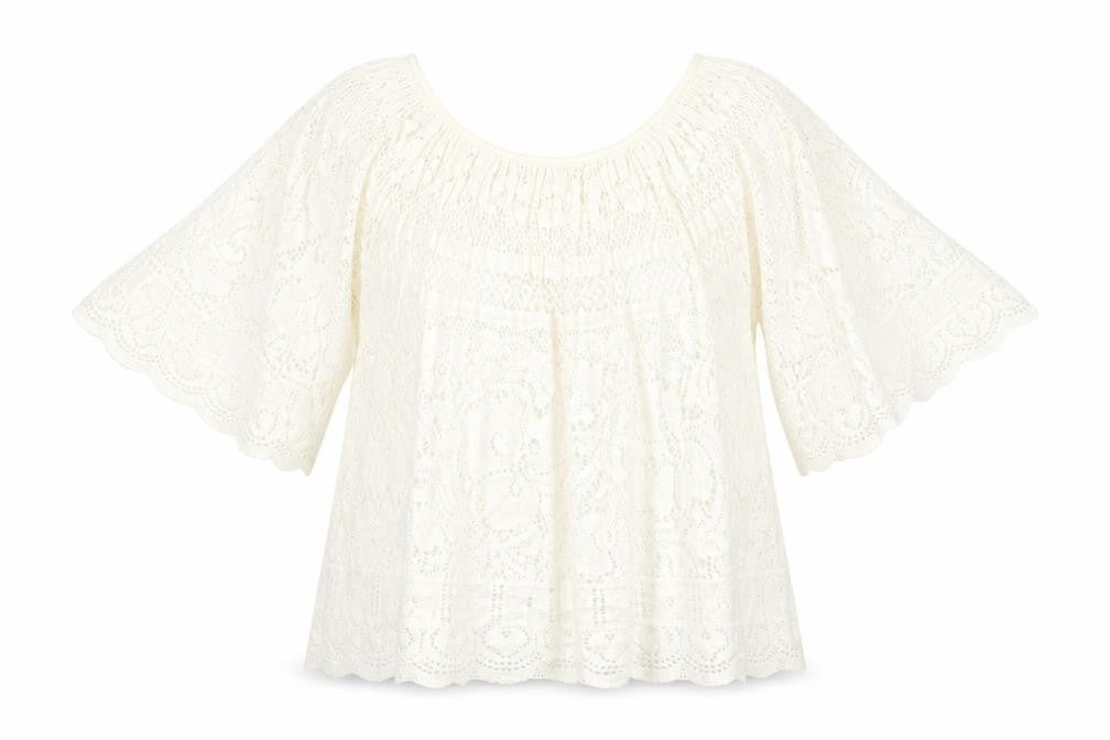 Slix Womens Ivory Cotton Basic T-Shirt Size M Round Neck
