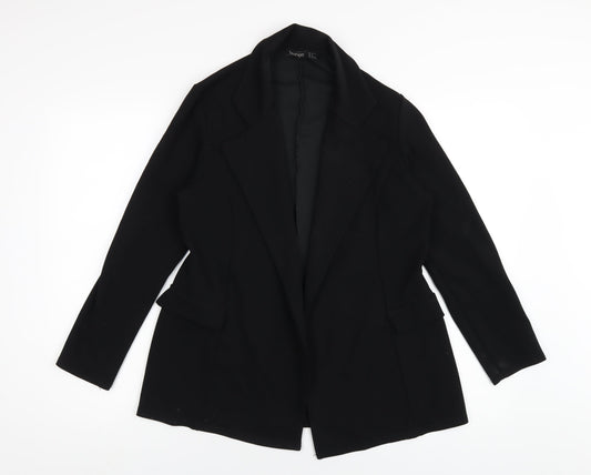 Boohoo Womens Black Jacket Blazer Size 10