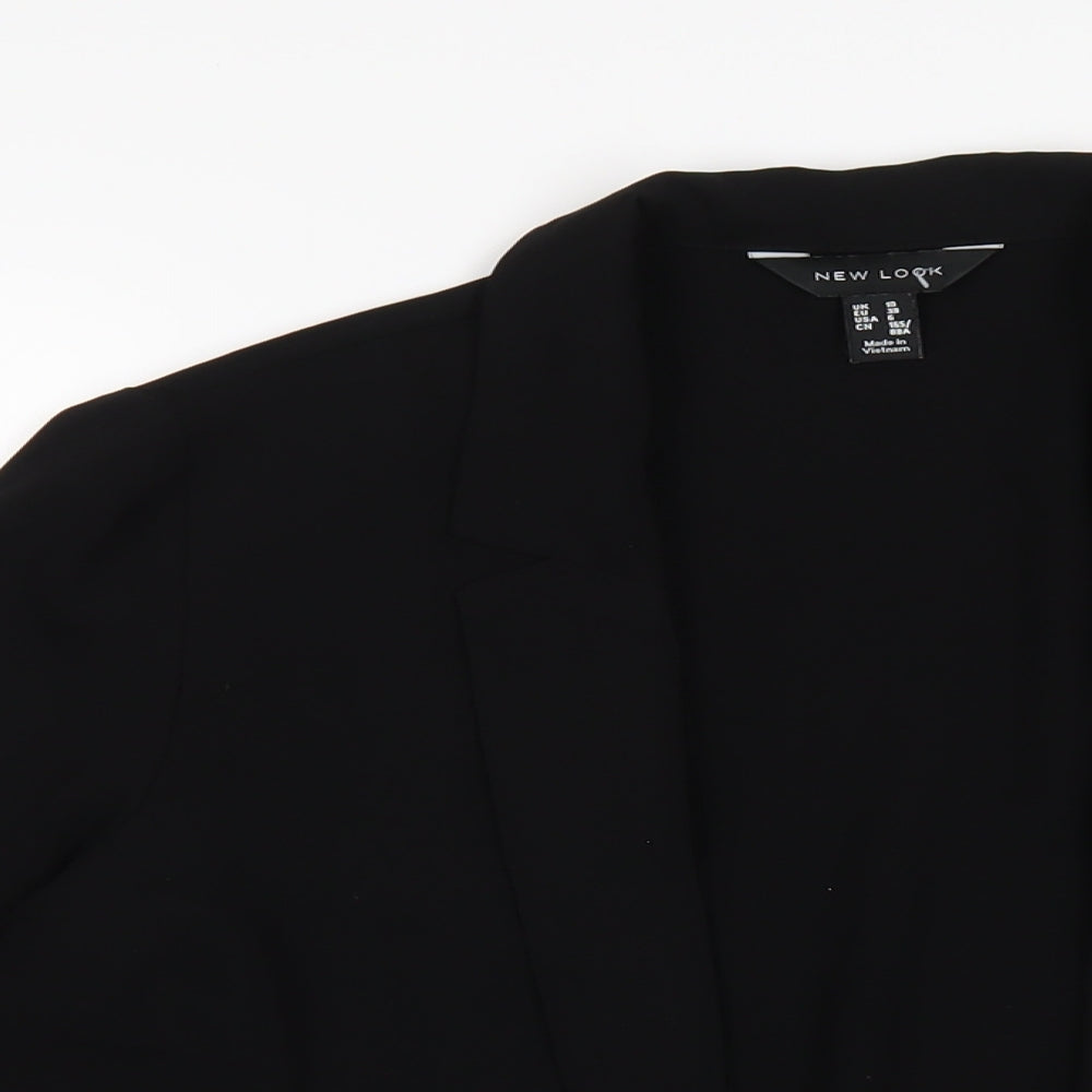 New Look Womens Black Jacket Blazer Size 10