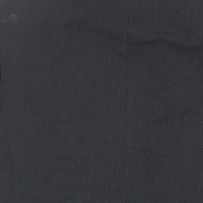 Sandro Sellini Mens Grey Wool Jacket Suit Jacket Size 38 Regular