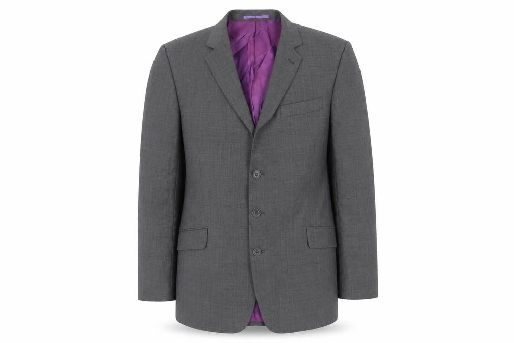 NEXT Mens Grey Wool Jacket Suit Jacket Size 44 Regular