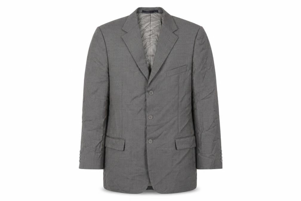 Marks & Spencer Mens Grey Wool Jacket Suit Jacket Size 42 Regular