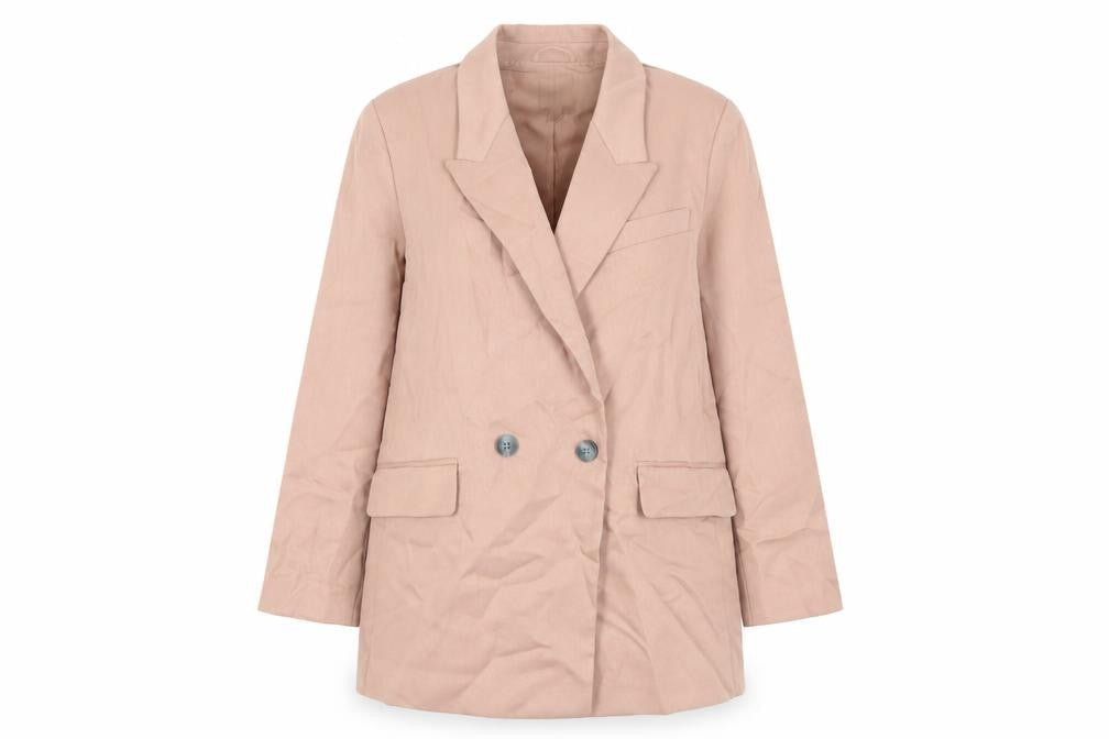 H&M Womens Pink Jacket Blazer Size S Button