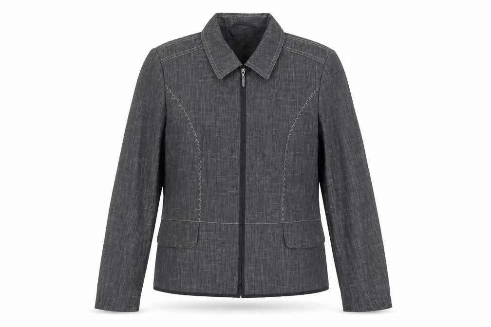 Gerry Weber Womens Grey Jacket Size 10 Zip