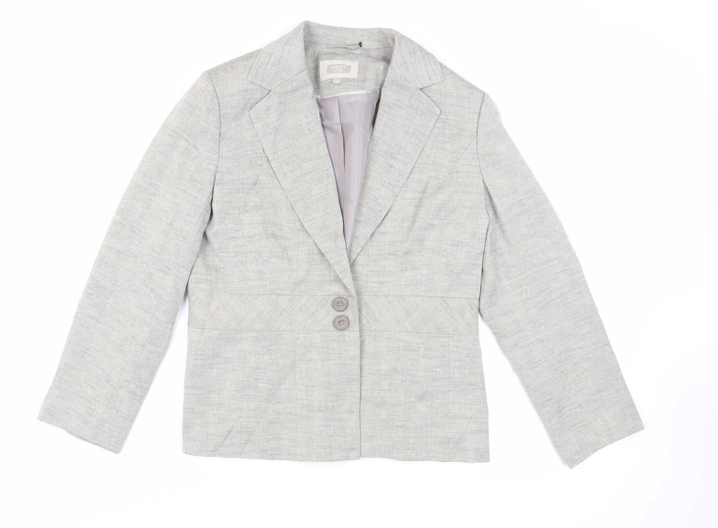 NEXT Womens Grey Jacket Blazer Size 16 Button