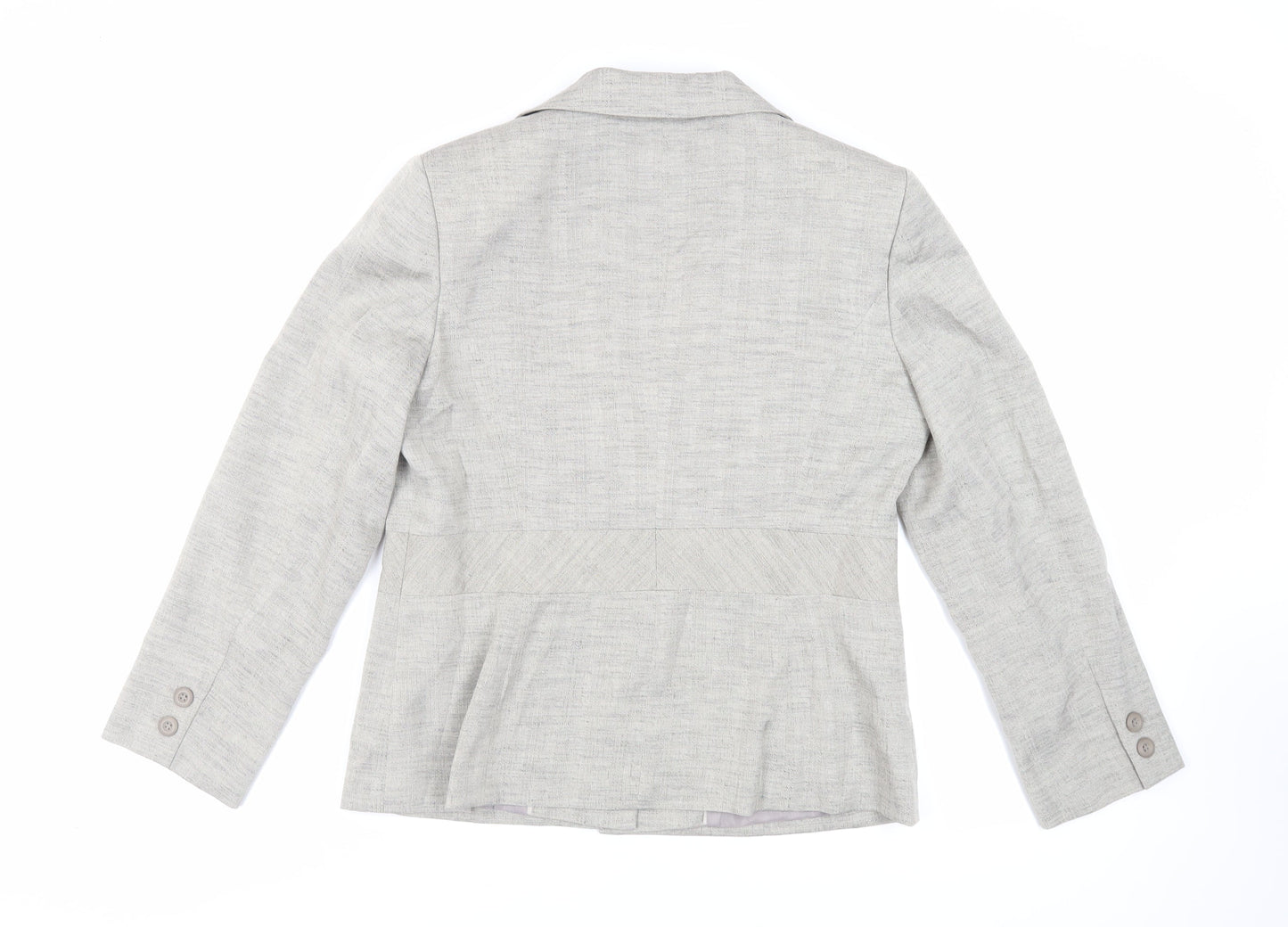 NEXT Womens Grey Jacket Blazer Size 16 Button
