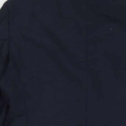 Next Mens Blue Polyester Jacket Suit Jacket Size 42 Regular