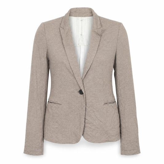 Zara Womens Brown Jacket Blazer Size S Button