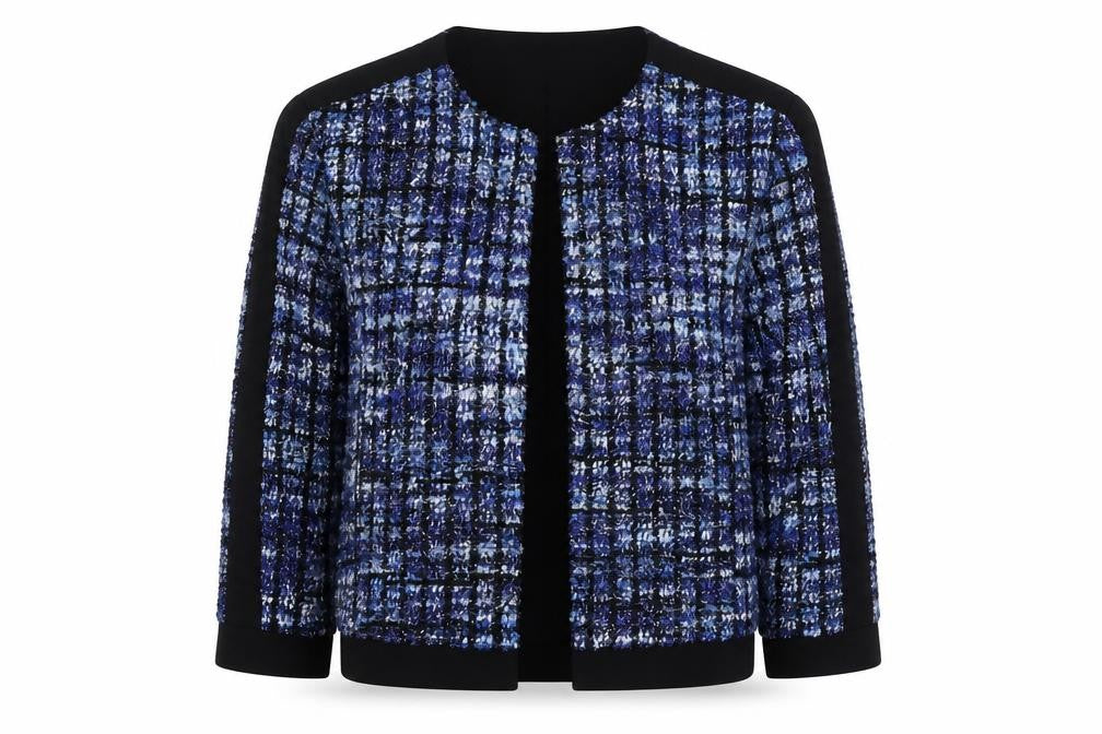 H&M Womens Blue Jacket Blazer Size 8 Buckle