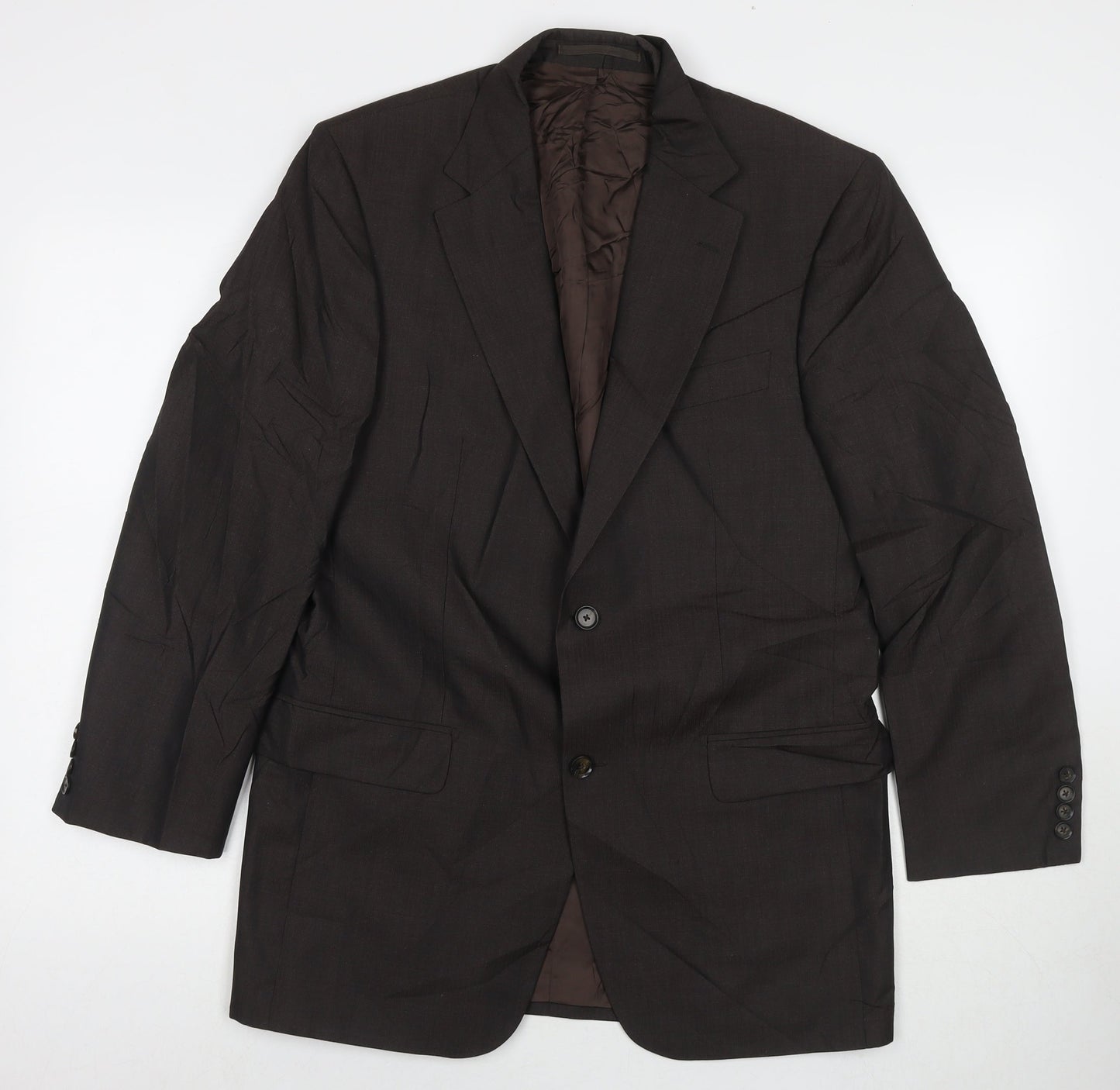 Fariani Mens Grey Wool Jacket Suit Jacket Size 40 Regular