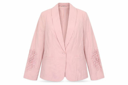 Together Womens Pink Jacket Blazer Size 14 Button